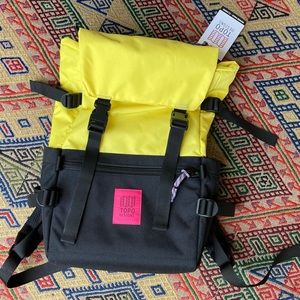 Topo Designs Rover Pack in Yellow / Black